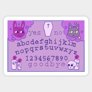 Cute Ouija Board Sticker